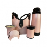 MATEIRA KIT SLIM 1,8L 5 PEÇAS - rosa pontiado (ref4037)