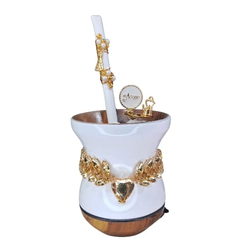 KIT CUIA  CHIMARRÃO - BRANCO CORRENTE