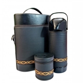 KIT MATEIRA COM ZÍPER 3 PEÇAS - Preto Trisse (4187)