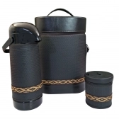 KIT MATEIRA COM ZÍPER 3 PEÇAS - Preto Trisse (4187)