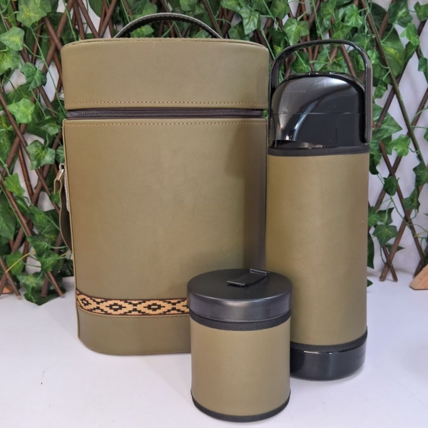 KIT MATEIRA COM ZÍPER 3 PEÇAS VERDE MILITAR - Verde Militar