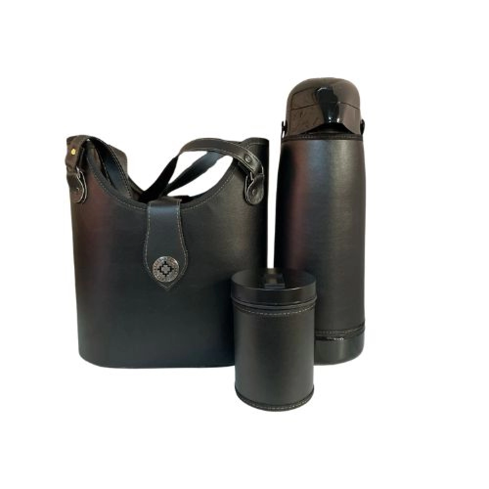MATEIRA KIT SLIM 1,8L  3 PEÇAS - preto liso (ref4036)