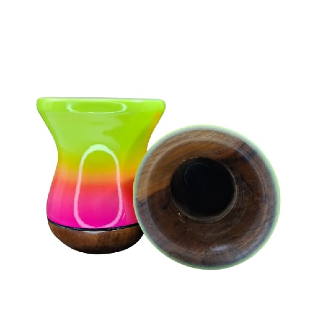 CUIA BICOLOR MULTI - amarelo neon/rosa neon