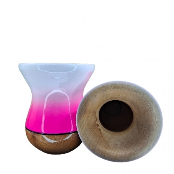 CUIA BICOLOR MULTI - branco/rosa neon