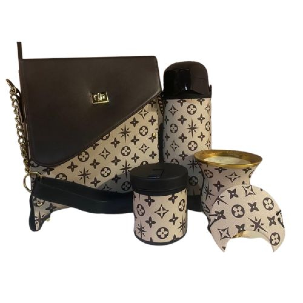 MATEIRA KIT LUXO - marrom/detalhes (ref.4023)