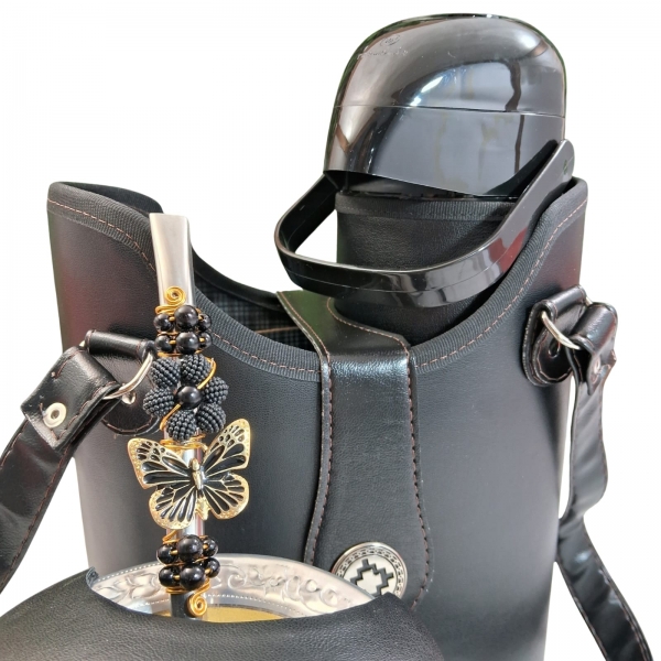 KIT CHIMARRÃO SLIM 1,0L 6 PEÇAS PRETA - SLIM 6  PEÇAS