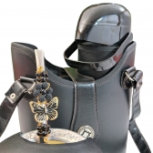 KIT CHIMARRÃO SLIM 1,0L 6 PEÇAS PRETA - SLIM 6  PEÇAS