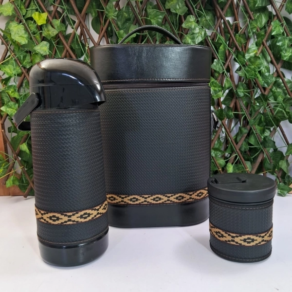 KIT MATEIRA COM ZÍPER 3 PEÇAS - Preto Trisse (4187)