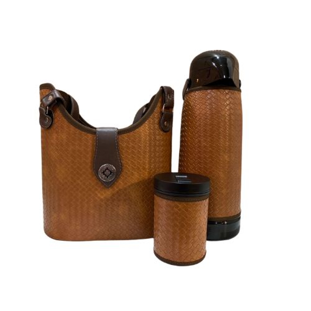 MATEIRA KIT SLIM 1,8L  3 PEÇAS - trisse caramelo (ref4035)