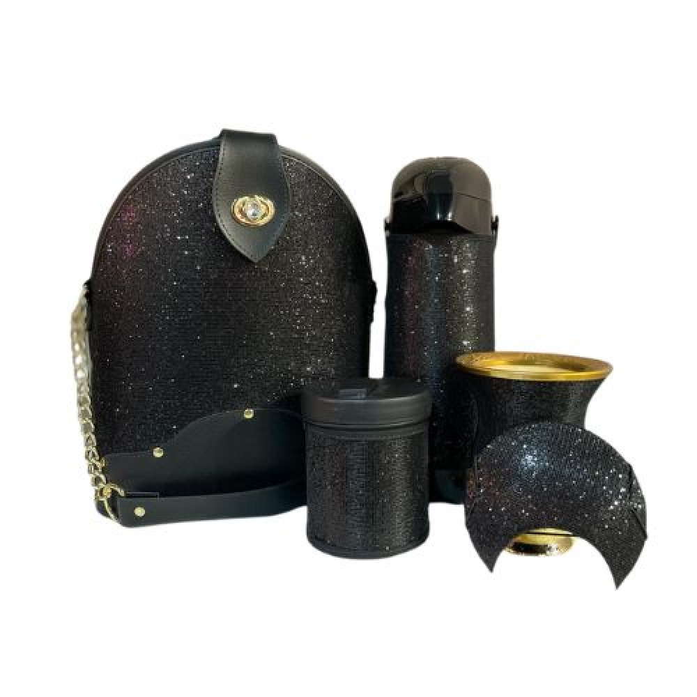 KIT MATEIRA SOFISTICADO - preto/brilho (ref.4014)